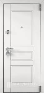 Входная дверь с терморазрывом в холодный тамбур МДФ №79 - фото №1