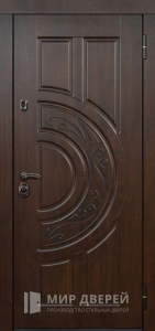 Отечественная дверь МДФ классика с наполнением из минеральной ваты №539 - фото №1