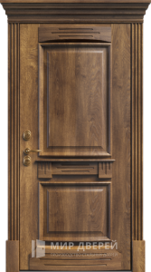 Тёплая дверь с багетом на заказ с премиальной плёнкой Vinorit №10 - фото №1